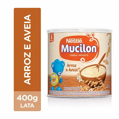 CEREAL INFANTIL MUCILON ARROZ E AVEIA 400G