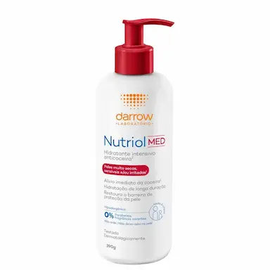 LOçãO HIDRATANTE CORPORAL INTENSIVA ANTICOCEIRA NUTRIOL MED DARROW 390G