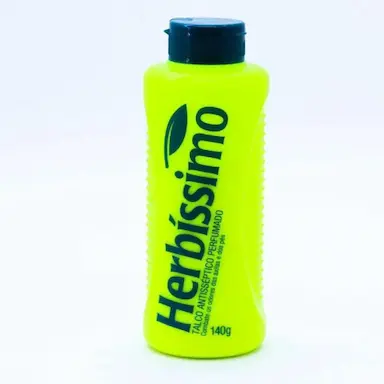 TALCO ANTISSéPTICO HERBíSSIMO PERFUMADO 140G