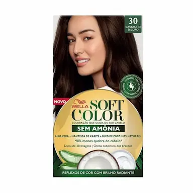 TINTA DE CABELO SOFT COLOR CASTANHO ESCURO 30 35G