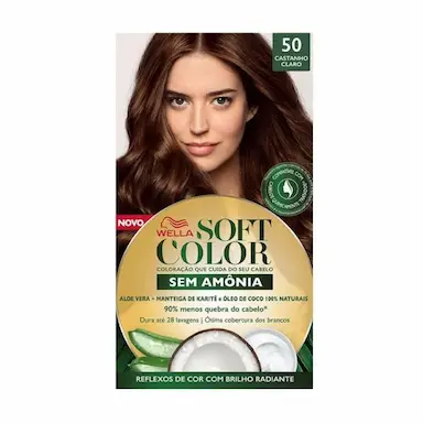 TINTA DE CABELO SOFT COLOR CASTANHO CLARO 50