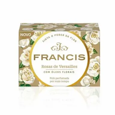 SABONETE EM BARRA FRANCIS CLáSSICO ROSAS DE VERSAILLES 90G