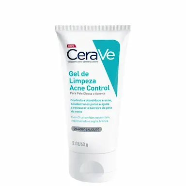 GEL DE LIMPEZA CERAVE ACNE CONTROL PELE OLEOSA A ACNEICA 60G