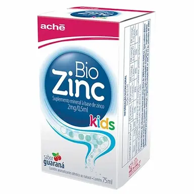 BIOZINC KIDS 2MG/0,5ML 75ML SOLUçãO ACHé