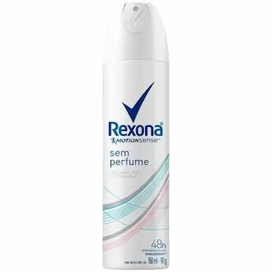 DESODORANTE ANTITRANSPIRANTE AEROSOL REXONA FEMININO SEM PERFUME 150ML