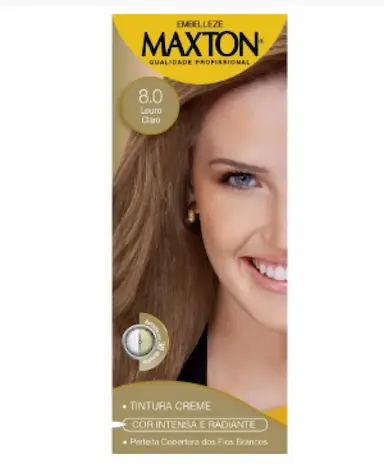 TINTA MAXTON 8.0 LOURO CLARO 60G+OX