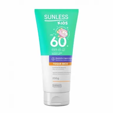 PROTETOR SOLAR KIDS SUNLESS TOQUE SECO FPS60 200G