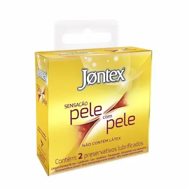 PRESERVATIVO CAMISINHA JONTEX PELE COM PELE 2 UNIDADES