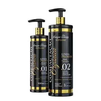 KIT PROGRESSIVA ORGâNICA PROFISSIONAL  - COMPACTAçãO ORGâNICA SUPREME - 1L