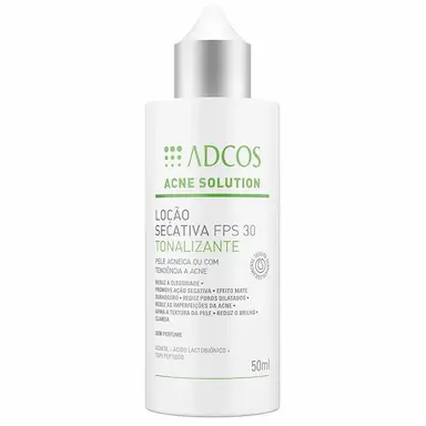 ACNE SOLUTION LOÇÃO SECATIVA FPS30 TONALIZANTE - 50ML