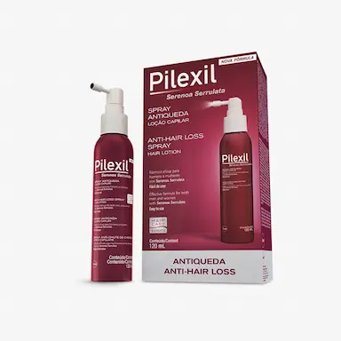 PILEXIL LOÇÃO CAPILAR 120ML PARA DIMINUIR QUEDA CAPILAR