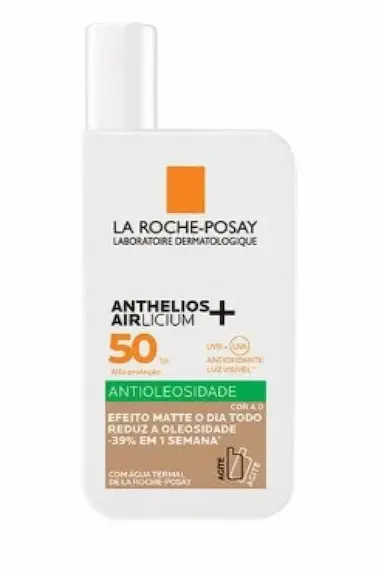 ANTHELIOS AIRLICIUM ANTIOLEOSIDADE  FPS 50 COR 4.0 40ML LOREAL .