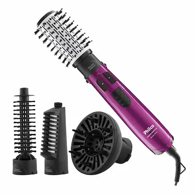 ESCOVA ROTATIVA PHILCO BEAUTY SHINE PEC07R 1100W 220 Volts