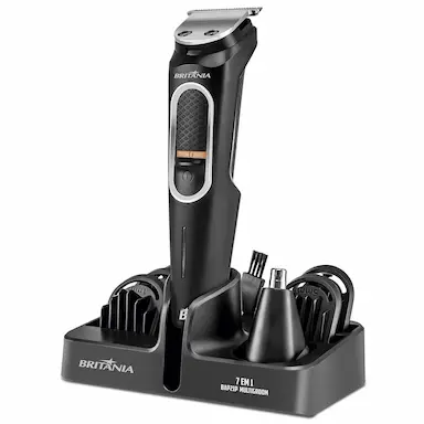 APARADOR DE PELOS BRITâNIA BAP21P MULTIGROOM 7 EM  1 BIVOLT