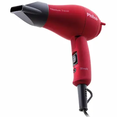 SECADOR DE CABELO PHILCO TITANIUM TRAVEL 750W Bivolt