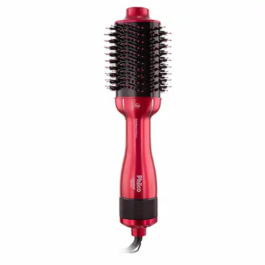ESCOVA SECADORA PHILCO PEC13 4 EM 1 SOFT BEAUTY CHERRY Bivolt