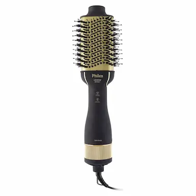 ESCOVA SECADORA PHILCO PES50 4 EM 1 SOFT GOLD INFRARED 1300W Bivolt