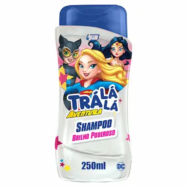SHAMPOO LIGA DA JUSTIçA TRá Lá Lá AVENTURA - BRILHO PODEROSO (250ML)
