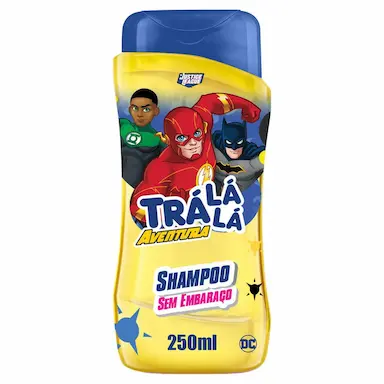 SHAMPOO LIGA DA JUSTIçA TRá Lá Lá AVENTURA - SEM EMBARAçO (250ML)