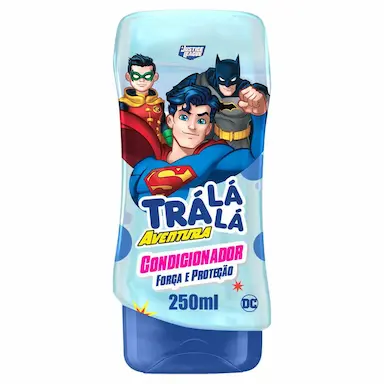 CONDICIONADOR LIGA DA JUSTIçA TRá Lá Lá AVENTURA - FORçA E PROTEçãO (250ML)