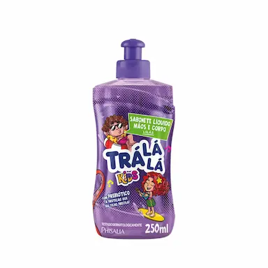 SABONETE LIQUIDO LILáS MãOS E CORPO TRá Lá Lá KIDS 250ML