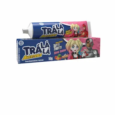 CREME DENTAL LIGA DA JUSTIçA TRá Lá Lá KIDS - TUTTI FRUTTI (50G)