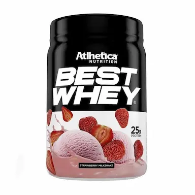 BEST WHEY (450G) - SABOR: MILKSHAKE DE MORANGO