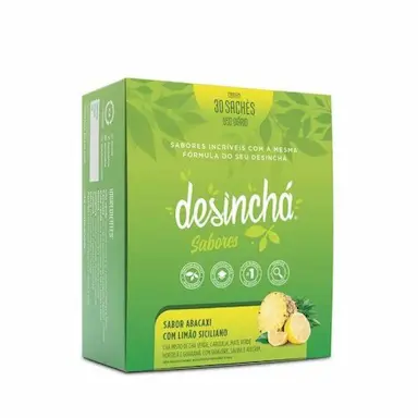 DESINCHá SABORES (210G - 30 SACHêS) - SABOR: ABACAXI E LIMãO SICILIANO