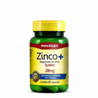 ZINCO + BISGLICINATO DE ZINCO QUELATO 28MG (60 CAPS) - PADRãO: ÚNICO