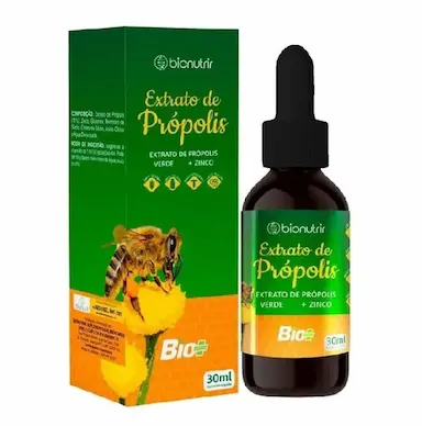 EXTRATO DE PRóPOLIS + ZINCO (30ML) - PADRãO: ÚNICO