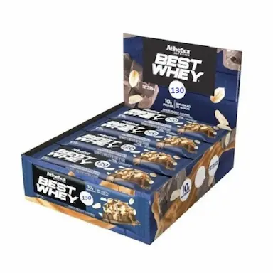 BEST WHEY BAR CAIXA COM 12 UNIDADES (360G) - SABOR: PEANUT CARAMEL