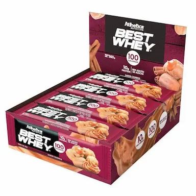 BEST WHEY BAR CAIXA COM 12 UNIDADES (360G) - SABOR: CHURROS
