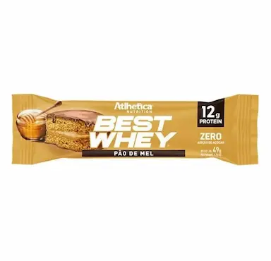 BEST WHEY BAR (62G) - SABOR: PãO DE MEL (49G)