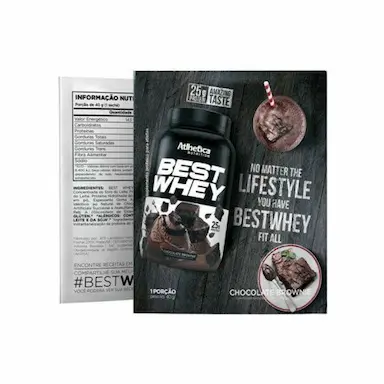 BEST WHEY SACHê (35G) - SABOR: BROWNIE DE CHOCOLATE