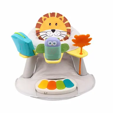 CADEIRA DE ATIVIDADES FUNNY 360º COM PIANO MAXIBABY - LEãO