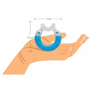 MORDEDOR MASSAGEADOR DE GENGIVA PARA BEBêS BITE E BRUSH MAM