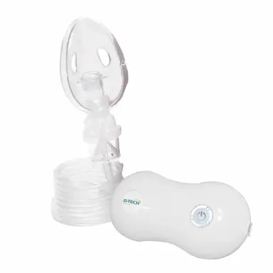 INALADOR E NEBULIZADOR DE AR COMPACT BRANCO G-TECH DC2