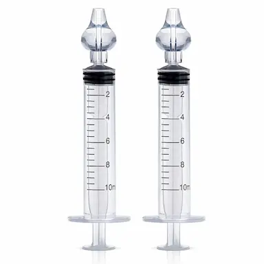 KIT 2 SERINGAS DE LAVAGEM NASAL COM PONTEIRA PARA BEBê LILLO
