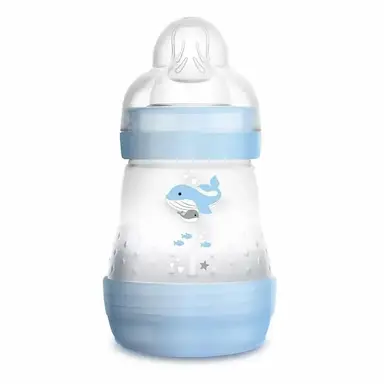 MAMADEIRA 160ML EASY START BICO 0M+ AZUL - MAM