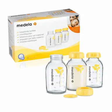 FRASCOS PARA LEITE MATERNO 150ML (3 UNI) - MEDELA