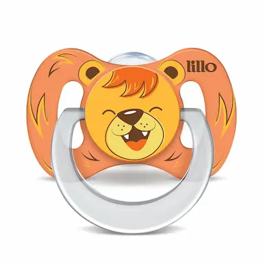 CHUPETA FUNNY ANIMAIS SILICONE LEãO - LILLO