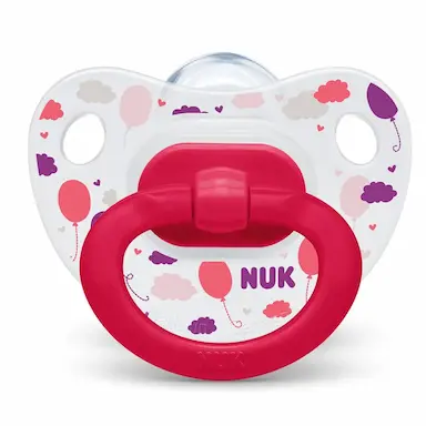 CHUPETA CLASSIC FASHION GIRL CLEAN BALãO ROSA S2 - NUK