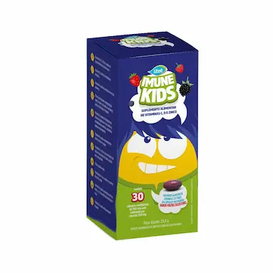 IMUNE KIDS C,D,ZINCO 30 CáPS MASTIGáVEIS SABOR FRUTAS SILVESTRES