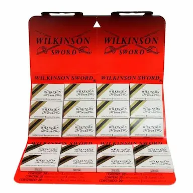KIT LâMINAS DE BARBEAR BORDA DUPLA WILKINSON SWORD