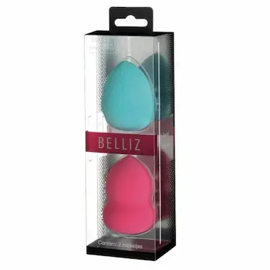 KIT ESPONJA BELLIZ MAKE UP 360 DOUBLE PACK Colorido