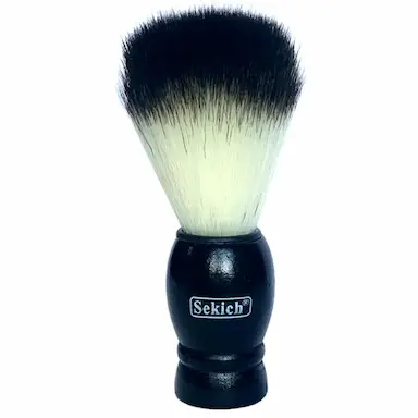 PINCEL DE BARBA CERDAS NATURAIS GOLD 739K SEKICH Preto