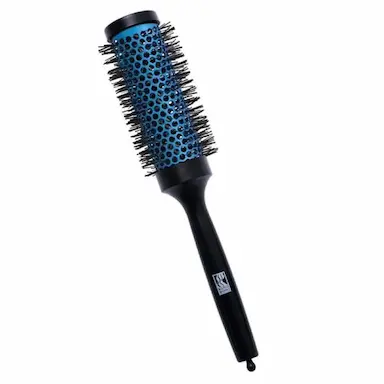 ESCOVA DE CABELO THERMAL METALLIC VAZADA AZUL MARCO BONI 55mm