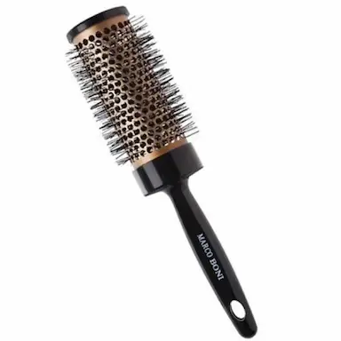 ESCOVA DE CABELO DOURADA THERMAL VAZADA MARCO BONI 60mm