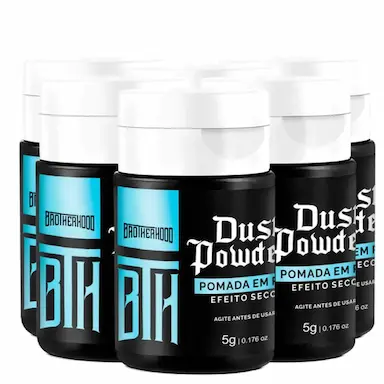 KIT 06 POMADA EM Pó - TEXTURIZADOR DUST POWDER BTH 5G