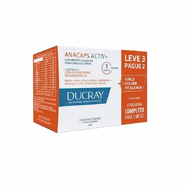 DUCRAY KIT ANACAPS ACTIV+ 90CPS